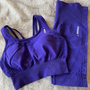 Gymshark set - purple